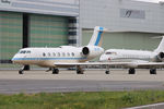 9H-OST @ LOWW - Jet Aviation Malta Gulfstream GVII