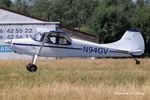 N94GV @ EBKT - 1954 Cessna 170B landing at Wevelgem. - by Raymond De Clercq