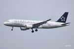OO-SNQ @ EBBR - Landing at Brussels Airport.
