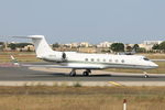 N550BT @ LMML - Gulfstream Aerospace GV-SP (G550) N550BT Executive Jet Management - by Raymond Zammit