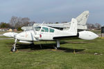 N64503 @ AAA - 1957 Cessna U-3A Blue Canoe (310A), c/n: 38066, Ex 57-5911 - by Timothy Aanerud
