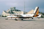 G-BHLI @ LMML - Rockwell 690B Turbo Commander G-BHLI - by Raymond Zammit