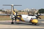 VP-CGC @ LMML - Bombardier DHC-8 VP-CGC NOK Air - by Raymond Zammit