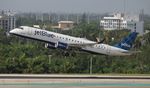 N306JB @ KFLL - JBU E190 zx FLL 10R - by Florida Metal