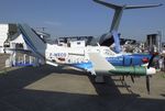 F-WECO @ LFPB - Daher/Safran/Airbus TBM EcoPulse demonstrator with 1 turboprop and 6 Safran ENGINeUS electric motors at the Aerosalon 2023, Paris - by Ingo Warnecke