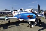 F-WECO @ LFPB - Daher/Safran/Airbus TBM EcoPulse demonstrator with 1 turboprop and 6 Safran ENGINeUS electric motors at the Aerosalon 2023, Paris - by Ingo Warnecke