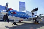 F-WECO @ LFPB - Daher/Safran/Airbus TBM EcoPulse demonstrator with 1 turboprop and 6 Safran ENGINeUS electric motors at the Aerosalon 2023, Paris