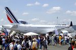 F-HZUZ @ LFPB - Airbus A220-300 of Air France at the Aerosalon 2023, Paris