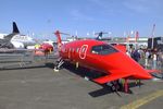 F-HUNK @ LFPB - Piaggio P.180 Avanti II at the Aerosalon 2023, Paris - by Ingo Warnecke