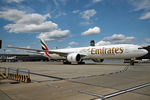 A6-EBK @ LOWW - Looking fancy in front of the tower, but the aircraft from close-up looks already a bit worn - by Hotshot