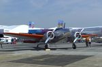 F-AZLL @ LFPB - Lockheed 12A Electra Junior at the Aerosalon 2023, Paris