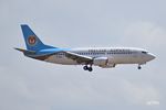 4L-TBA @ EBBR - Landing at Brussels Airport.