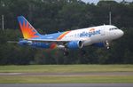 N335NV @ KSFB - AAY A319 zx MLI-SFB - by Florida Metal