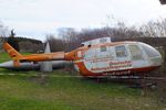 D-HMMM - MBB Bo 105C (minus rotors) awaiting restoration at the Internationales Luftfahrtmuseum, Schwenningen - by Ingo Warnecke