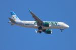 N353FR @ KMCO - FFT A32N Blanco zx BDL-MCO - by Florida Metal
