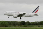 F-GUGR @ LFRB - Airbus A318-111, On final rwy 25L, Brest-Bretagne airport (LFRB-BES) - by Yves-Q