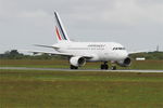 F-GUGR @ LFRB - Airbus A318-111, Taxiing rwy 25L, Brest-Bretagne airport (LFRB-BES) - by Yves-Q