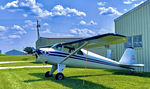 N311BK @ KDVN - Tied down at the GA hangars at KDVN - by Floyd Taber