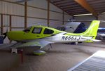 N666AJ @ EDKB - Cirrus SR22 GTS Carbon at Bonn-Hangelar airfield '2305 - by Ingo Warnecke