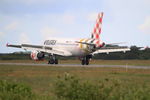 EC-NCB @ LFRB - Airbus A319-111, Landing rwy 25L, Brest-Bretagne airport (LFRB-BES) - by Yves-Q