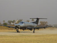 ZS-LEE - Take-off at ABU Airstrip, Okavango Delta / Botswana - by Eva Prueckl