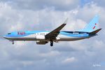 OM-GTJ @ EBBR - Landing at Brussels Airport. Operated by Go2Sky Airline.