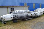 24 - Fouga CM.175 Zephyr (wings and tailplanes dismounted, awaiting restoration) at the Musee de l'Epopee de l'Industrie et de l'Aeronautique, Albert