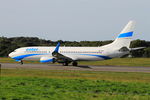 SP-ESD @ LFRB - Boeing 737-8AS , Taxiing to holding point rwy 07R, Brest-Guipavas Airport (LFRB-BES) - by Yves-Q