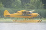 N422WF @ KOSH - This Piper PA12 was at the Oshkosh Seaplane Base on Lake Winnebago. - by lk1250