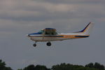 N735BP @ KOSH - This Cessna 182 arrives at EAA Air Venture 2023