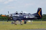 F-AYSL @ LFFQ - North American T-28B Trojan at the Musee Volant Salis/Aero Vintage Academy, Cerny