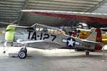 F-AZBE @ LFFQ - North American AT-6C Harvard IIA at the Musee Volant Salis/Aero Vintage Academy, Cerny - by Ingo Warnecke