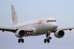 ES-SAO @ LFRB - Airbus A320-214, On final rwy 25L, Brest-Bretagne airport (LFRB-BES) - by Yves-Q