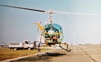 HA-MIC @ LHTA - UH-12E, Taszár airbase, 1991 - by László Tamás