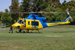 N412VC - Ventura County Sheriff's Bell 412EPX landing at the Thousand Oaks Touch-a-Truck in 2023.