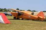 N8404K @ KOSH - This Stinson Voyager was at EAA Air Venture 2023. - by lk1250