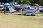 N817T @ KOSH - This Cessna 172 taildragger was at EAA AirVenture 2023 - by lk1250