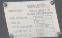 N427WA @ 1938 - Identification plate - by 30295