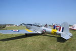 N873WZ @ KOSH - The Chipmunk N873WZ was painted as RAF WZ873 and visited EAA AirVenture 2023.