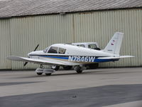 N7846W @ 1938 - Parked by hangers - by 30295