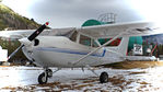 LN-AST @ ENBM - Parked at Voss airport after a flight from Bergen.