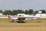 N5741F @ KOSH - Piper PA-28-140 - by Mark Pasqualino