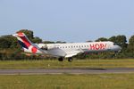 F-GRZE @ LFRB - Canadair Regional Jet CRJ-702, Landing rwy 07R, Brest-Guipavas Airport (LFRB-BES) - by Yves-Q