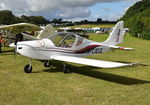 G-CIDZ @ EGHP - Aerotechnik EV-97 Eurostar SL at Popham. - by moxy