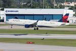 N386DN @ KFLL - DAL A321 zx DTW-FLL - by Florida Metal