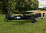 G-BHVV @ EGHP - Piper J3C-65 Cub at Popham. Ex F-BGXF - by moxy