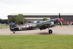 G-PBIX @ EGSU - G-PBIX (RW382) 1945 VS Spitfire LF XVI E Duxford - by PhilR