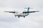 EI-GPP @ LFRB - ATR 72-212A, On final rwy 25L, Brest-Bretagne Airport (LFRB-BES) - by Yves-Q
