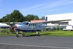 OK-CZG @ EDKB - Cessna 208B Grand Caravan remote sensing aircraft of CzechGlobe (Global Change Research Institute, CAS) at Bonn-Hangelar airfield during the Grumman Fly-in 2023