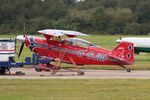 G-SJBI @ EGLM - G-SJBI 2007 Pitts S-2C White Waltham - by PhilR
